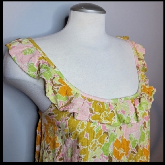 Urban Outfitters | Ruffled Mini Floral Sun Dress - Picture 8 of 8